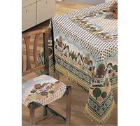 Gobelin Jacquard Nappe de table Paysage 150 x 150 - 180 - 210 - 240 cm, ronde, 150 x 210 cm