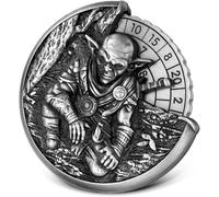 Gobelin Roulette Dés Spinner,7-En-1 Métallique Spinner De Dés Dnd,Gyroscope Du Bout Des Doigts,Cadeaux D&d Avec Sacs Cadeaux Logo Dragon,Jeu De Rôle,Accessoires De Jeu De Société,Argent Foncé