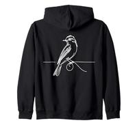 Gobemouche Gris Linéaire Ornithologue Sweat à Capuche