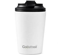 GoBeTree Mug Isotherme Café 360 ml (12 oz) Acier Inoxydable WHITE. tumbler et mug isotherme avec couvercle hermétique 100% anti-fuite et bouche large pour bureau, voiture, voyage et sport