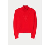 GOBI Cashmere Pull-over 'Women's Dual-Collar Cashmere Sweater' rouge feu, Taille S