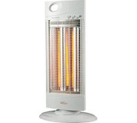 Gobi Kohleofen 1000W - Appareil de chauffage avec 2 niveaux de chauffage, fonction d'oscillation et grille de protection