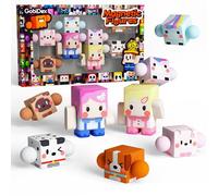GobiDex Figurines Bloc Magnetique Enfant de 8 Pièces - Figurines Licorne pour Blocs Magnétiques, Accessoires d'Extension pour Blocs pour Construire pour Enfants de 3 à 10 Ans