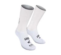 GOBIK Chaussettes aérodynamiques Vortex 2.0 blanc