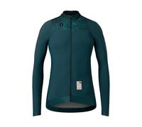 GOBIK Maillot Hyder Blend 2.0 L/S Dames bleue/vert