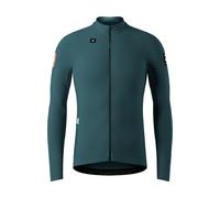 GOBIK Maillot Pacer Solid 2.0 L/S bleue/vert