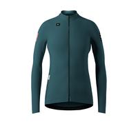 GOBIK Maillot Pacer Solid 2.0 L/S Dames bleue/vert