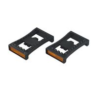 GOBIWM SM-PD22 Paire d'adaptateurs de pédale pour pédales plates Shimano SPD à crampons, compatibles avec pédales PD-M520 PD-M540 PD-M780 M8000 VTT sans clip