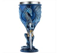 Goblet Donjons et Cadeau Saint Graal Goblet à Vin Goblet Épée du Dragon Volant
