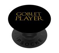 Goblet Player Best Drum Music Instrument Musicien - Gobelets PopSockets PopGrip Adhésif