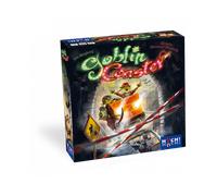 HUCH! Goblin Coaster - Jeux coopératifs - Jeux familiaux à partir de 8 ans - Plaisir de jeu pour toute la famille - Jeu de vitesse - Construit un donjon pour les gobelins - Pour 2 à 6 joueurs à partir
