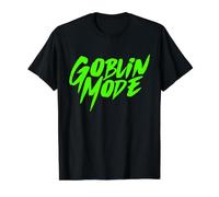 Goblin Mode Drôle Goblincore Fantasy Creature Monstre T-Shirt Graphique avec Valeur, Homme, Noir, XL