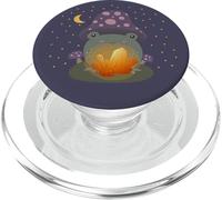 Goblincore Grenouille Cristal de Guérison Witchcore Nuit PopSockets PopGrip pour MagSafe
