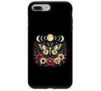 Goblincore Moth and Butterfly Moon Phases Flowers Cottagecore Coque pour iPhone 7 Plus/8 Plus