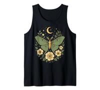 Goblincore Moth and Butterfly Moonphases Fleurs Cottagecore Débardeur