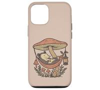 Goblincore Possum Under Mushroom Hammock Woodland Coque pour iPhone 12/12 Pro