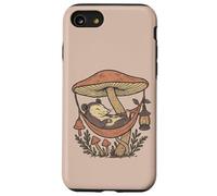 Goblincore Possum Under Mushroom Hammock Woodland Coque pour iPhone SE (2020) / 7/8