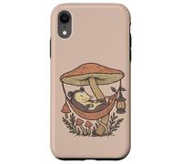 Goblincore Possum Under Mushroom Hammock Woodland Coque pour iPhone XR
