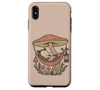 Goblincore Possum Under Mushroom Hammock Woodland Coque pour iPhone XS Max