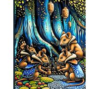 GoblinCore Study Series - The Gathering Glades Composition Book: College Ruled Notebook, 200 Pages in 7.5" x 9.25" Format - Light Lines for Easy ... Clearing Design, Cottagecore Academic Style