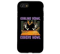 Goblins Debug Coders Howl Spooky Programmer Halloween Coque pour iPhone SE (2020) / 7/8
