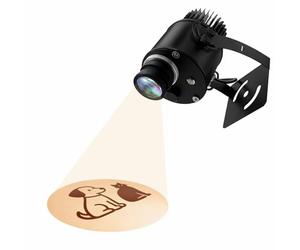 Gobo Projecteur LED avec image personnalisée et logo imperméable pour extérieur Projection 3D pour extérieur avec texte (Two couleur, 100 Watts)