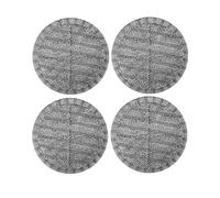 GOBOT Tampon de rechange pour vadrouille électrique en microfibre (gris 4 pièces pour modèle G29 G28, adaptés au remplacement avec un tampon de vadrouille de 6,3 pouces de diamètre)