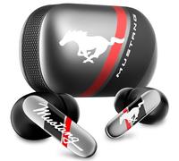 GOBOULT Mustang Dyno Écouteurs avec 60 heures de lecture, prise en charge de l'application, double appairage, 4 micros ENC, faible latence de 45 ms, pilotes de 13 mm, commandes tactiles, fabriqués en