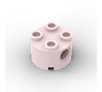 Gobricks 1748 Plaque circulaire incurvée demi-cercle 50 pièces GDS-90301 Compatible avec les blocs de construction Lego Couleur : rose clair 017