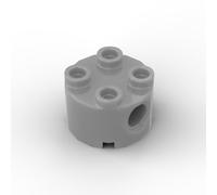 Gobricks 1748 Plaque circulaire incurvée demi-cercle 50 pièces GDS-90301 Compatible avec les blocs de construction Lego Couleur : argent plat 073
