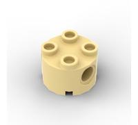 Gobricks 1748 Plaque circulaire incurvée demi-cercle 50 pièces GDS-90301 Compatible avec les blocs de construction Lego Couleur : jaune clair 029