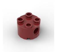 Gobricks 1748 Plaque circulaire incurvée demi-cercle 50 pièces GDS-90301 Compatible avec les blocs de construction Lego Couleur : rouge foncé 014