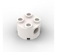 Gobricks 1748 Plaque circulaire incurvée demi-cercle 50 pièces GDS-90301 Compatible avec les blocs de construction Lego Couleur : blanc 090