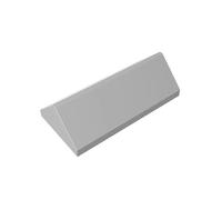 Gobricks 45 ° 2x4 Double 3041 GDS-901 Lot de 50 Briques de Pente Compatible avec Lego Classic Bulk MOC Gris Clair