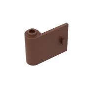 Gobricks 92262 Porte de porte 1 x 3 x 2 gauche - Ouverture entre charnière supérieure et inférieure 50 pièces GDS-1140 Compatible avec les blocs de construction Lego Couleur : marron rougeâtre 081