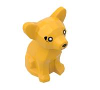 Gobricks Animaux Chihuahua Chiot 10 pièces Compatible avec Lego GDS-M1262 12888 Jouet classique en vrac MOC Couleur : orange clair vif 191