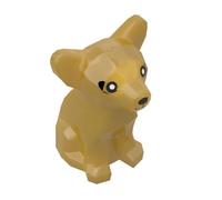 Gobricks Animaux Chihuahua Chiot 10 pièces Compatible avec Lego GDS-M1262 12888 Jouet classique en vrac MOC Couleur : Or nacré 297