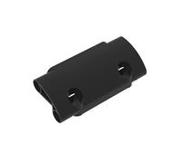 Gobricks GDS-1011 Lot de 10 panneaux techniques incurvés 7 x 3 avec 2 trous de broches à travers la surface du panneau compatible avec Lego Toy 24119MOC Composants pour grandes marques de briques Noir
