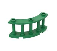 Gobricks GDS-1166 Lot de 50 pièces de clôture brodées 4 x 4 x 2 quart de rond avec 3 goujons Compatible avec Lego Toy 21229 30056 6146188 Pièces de bricolage et composants MOC pour grandes marques de