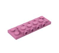 Gobricks GDS-1175 Plaque spéciale 2 x 6 x 2/3 (quatre clous sur le côté) 50 pièces compatibles avec Lego Toy 87609 Pièces de bricolage et composants MOC pour grandes marques de briques Couleur : rose