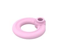 Gobricks GDS-2052 Lot de 50 anneaux de flottaison pour équipement de sauvetage Compatible avec Lego Toy 30340 Pièces de bricolage et composants MOC pour grandes marques de briques Couleur : rose vif