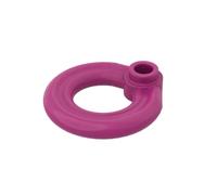 Gobricks GDS-2052 Lot de 50 anneaux de flottaison pour équipement de sauvetage Compatible avec Lego Toy 30340 Pièces de bricolage et composants MOC pour grandes marques de briques Couleur : Magenta