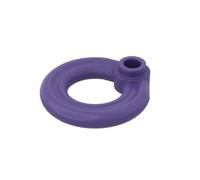 Gobricks GDS-2052 Lot de 50 anneaux de flottaison pour équipement de sauvetage Compatible avec Lego Toy 30340 Pièces de bricolage et composants MOC pour grandes marques de briques Couleur : violet