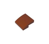 Gobricks GDS-659 Inclinaison Courbe 2 x 2 x 2/3 50 Pièces Compatible avec Lego 15068 Pièces DIY et Composants MOC pour Grandes Marques de Brique (Color : Rotbrown 192)