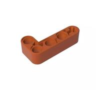 Gobricks GDS-671 Technic Beam 2 x 4 L Forme Épais 50 Pièces Compatible avec Lego 32140 42137 Pièces DIY et Composants MOC pour Grandes Marques de Briques Color:Orange Foncé 38