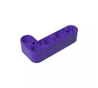 Gobricks GDS-671 Technic Beam 2 x 4 L Forme Epais 50 Pièces Compatible avec Lego 32140 42137 Pièces DIY et Composants MOC pour Grandes Marques de Briques (Color Dark Purple268)