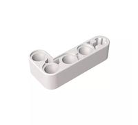 Gobricks GDS-671 Technic Beam 2 x 4 L Forme Epais 50 Pièces Compatible avec Lego 32140 42137 Pièces DIY et Composants MOC pour Grandes Marques de Briques (Color : White 1)
