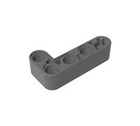 Gobricks GDS-671 Technic Beam 2x4 L Forme Epais 50 Pièces Compatible avec Lego 32140 42137 Pièces DIY et Composants MOC pour Grandes Marques de Briques (Color : Dark Blue Grey 199)