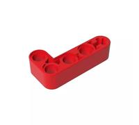 Gobricks GDS-671 Technic Beam 2x4 L Forme Epais 50 Pièces Compatible avec Lego 32140 42137 Pièces DIY et Composants MOC pour Grandes Marques de Briques (Color : Red 21)