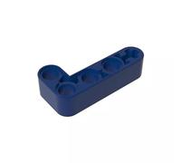Gobricks GDS-671 Technic Beam 2x4 L Forme Epais 50 Pièces Compatible avec Lego 32140 42137 Pièces DIY et Composants MOC pour Grandes Marques de Briques (Color : Dark Blue 140)